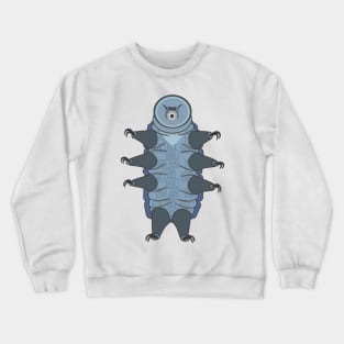 Water Bear (Tardigrade) - Blue Crewneck Sweatshirt